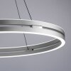 Paul Neuhaus PURE E-LOOP Pendant Light LED silver, 2-light sources, Remote control