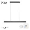 Paul Neuhaus PURE E-MOTION Pendant Light LED grey, 1-light source, Remote control