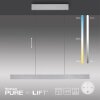 Paul Neuhaus PURE E-MOTION Pendant Light LED silver, 1-light source, Remote control