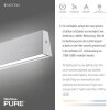 Paul Neuhaus PURE E-MOTION Pendant Light LED silver, 1-light source, Remote control