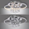 Paul Neuhaus ROTAZO Ceiling Light LED silver, 1-light source