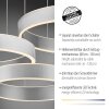 Paul Neuhaus SCULLI Pendant Light LED silver, 2-light sources