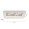 Leuchten-Direkt VERTIGO Ceiling Light LED white, 1-light source, Remote control