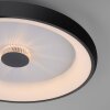 Leuchten-Direkt VERTIGO Ceiling Light LED black, 1-light source, Remote control