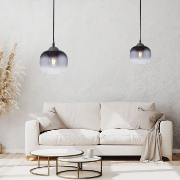 Leuchten-Direkt ZEA Pendant Light black, 1-light source