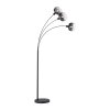 Leuchten-Direkt ZEA Floor Lamp black, 3-light sources