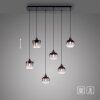 Leuchten-Direkt ZEA Pendant Light black, 6-light sources
