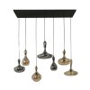 KARAF Pendant Light anthracite, 7-light sources