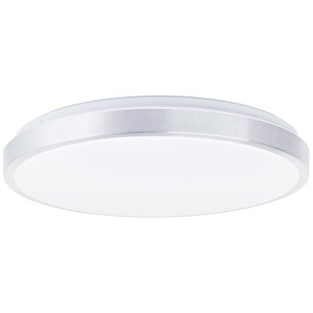 Brilliant LIVIUS Ceiling Light LED silver, 1-light source, Remote control