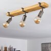 PRAIA Ceiling Light brown, grey, 3-light sources