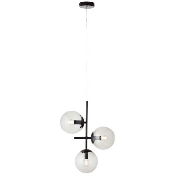 Brilliant ARIOL Pendant Light black, 3-light sources