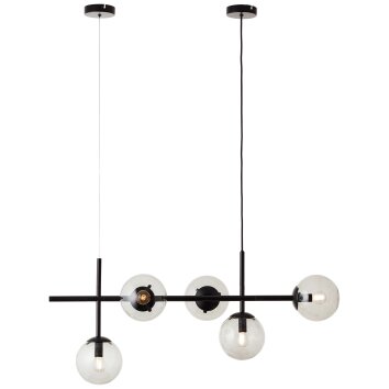 Brilliant ARIOL Pendant Light black, 5-light sources