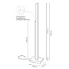 Chinchinales Floor Lamp LED Ecru, 1-light source