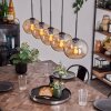 APEDO Pendant Light - glass Amber, 5-light sources