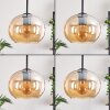 APEDO Pendant Light - glass Amber, 5-light sources