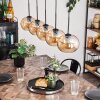 APEDO Pendant Light - glass Amber, 5-light sources
