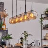 APEDO Pendant Light - glass Amber, 5-light sources