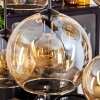 KOYOTO Pendant Light - glass Amber, clear, 8-light sources