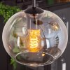 APEDO Pendant Light - glass Amber, clear, 3-light sources