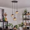 APEDO Pendant Light - glass Amber, clear, 3-light sources