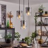 PARANE Pendant Light - glass clear, Smoke-coloured, 3-light sources