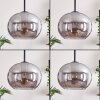APEDO Pendant Light Smoke-coloured, 5-light sources