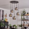 APEDO Pendant Light Smoke-coloured, 5-light sources