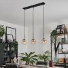 GASTOR Pendant Light - glass Amber, clear, 3-light sources