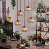 APEDO Pendant Light - glass Amber, 5-light sources