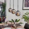 GASTOR Pendant Light - glass Smoke-coloured, 3-light sources