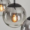 GASTOR Pendant Light - glass clear, Smoke-coloured, 3-light sources