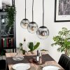 GASTOR Pendant Light - glass clear, Smoke-coloured, 3-light sources