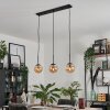 GASTOR Pendant Light - glass Amber, 3-light sources