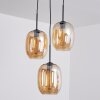APEDO Pendant Light Amber, 3-light sources