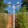 NAOFE Lamp Post white, 2-light sources