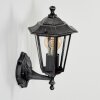 LORIA Outdoor Wall Light black, 1-light source