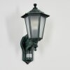 LORIA Outdoor Wall Light green, black, 1-light source, Motion sensor