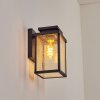 TIEVA Outdoor Wall Light black, 1-light source, Motion sensor