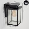 TIEVA Outdoor Wall Light black, 1-light source, Motion sensor