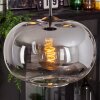 APEDO Pendant Light - glass clear, Smoke-coloured, 3-light sources
