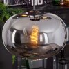 APEDO Pendant Light - glass Smoke-coloured, 3-light sources