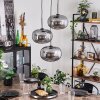 APEDO Pendant Light - glass Smoke-coloured, 3-light sources