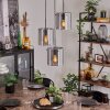 PARANE Pendant Light - glass Smoke-coloured, 3-light sources