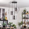 PARANE Pendant Light - glass Smoke-coloured, 3-light sources