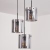 PARANE Pendant Light - glass Smoke-coloured, 3-light sources