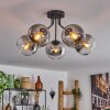 KOYOTO Ceiling Light - glass clear, Smoke-coloured, 5-light sources