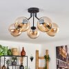 KOYOTO Ceiling Light - glass Amber, 5-light sources