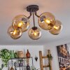 KOYOTO Ceiling Light - glass Amber, 5-light sources