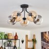 GASTOR Ceiling Light - glass Amber, clear, Smoke-coloured, 5-light sources