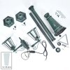 HONGKONG Lamp Post green, black, 2-light sources